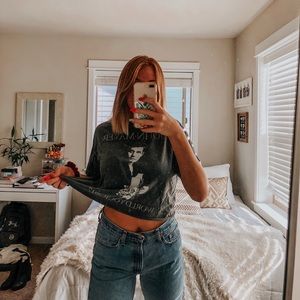 Raw hem John Mayer Cropped Tee